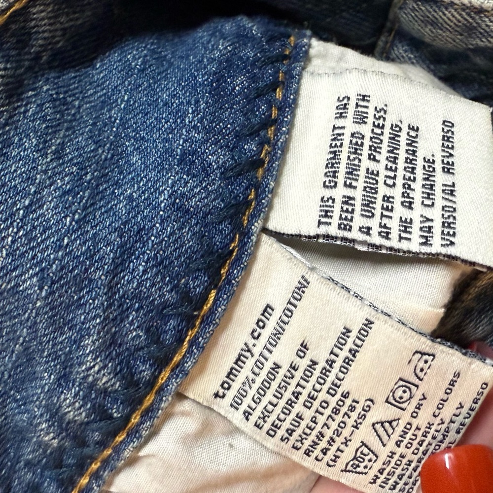 Tommy Hilfiger Womens Jean Skirt Size 6 Y2K 2000s Vibes - Picture 5 of 5